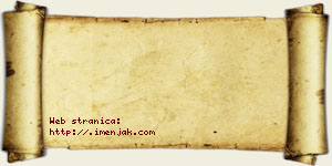 Hana Postolović vizit kartica